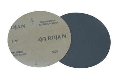 Waterproof Silicon Carbide Abrasive Paper PSA / Plain Back For Metallographic Grinding